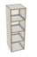 DEAL! Plywood Free-standing open shelf 1200H x 395 x 395mm Carousel 5