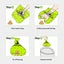 Pawz 100% Compostable Biobased Dog Poop Bag Puppy Holder Dispenser Clean 360 pcs Carousel 9