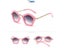 Metal Frame Polygon Kids Baby Sun Glasses UV400 Carousel 3