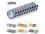 10PK Compatible Dymo 3D Embossing Label Tape Plastic Adhesive Sticker Tape For Carousel 3