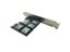 4 Slots PCI-E 1 To 4 PCI Express 16X Slot External Riser Card Adapter Board Carousel 4