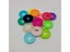 100PCSMushroom Hole Binding Buckle 23mm Color Love Plastic Disc Ring Binder Carousel 12