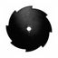 8 Tooth Grass Cutting Blade - 255mm x 25mm x 1.4mm Carousel 1