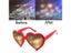Love Heart Shaped Glasses Party Rave Light Show Fireworks Refraction Change To Carousel 2