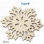 Coaster Placemat Coffee Coasters Wooden snowflake *Over Stocked* Carousel 1
