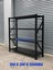 Storage Garage Racking Shelving 2m x 2m x 500mm - BLACK *FREE DELIVERY* Carousel 1