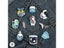 Fashion Cartoon Brooch Fish Badges Astronaut Dolphin Shark Whale Origami Crane Carousel 4