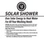 Portable Solar Warm Water Shower Carousel 3
