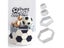 5/4/3pcs Cookie Cutter Plastic Bakeware Fondant Cake Mold Football Clouds Shape Carousel 2
