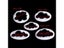 5/4/3pcs Cookie Cutter Plastic Bakeware Fondant Cake Mold Football Clouds Shape Carousel 5