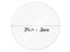 Acrylic Round Tall Double Barrel Cake Disc For DIY Baking Decoration Carousel 1