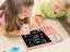 Kids LCD Writing Tablet Drawing Board with 224 Words Talking Flash Cards Pink Carousel 3