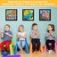 Magnetic Kids Art Frame Children Artwork Display Picture Frame Carousel 2