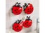 2pcs Toothbrush Holder Cute Ladybug Shape Suction Cup Creative Toothbrush Rack Carousel 3