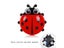 2pcs Toothbrush Holder Cute Ladybug Shape Suction Cup Creative Toothbrush Rack Carousel 5