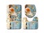 4 Types 3Pcs Set Bathroom Non-Slip Rug Lid Toilet Cover Bath Mat Carousel 1