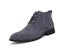 Men's Business Chukka High Top Casual Outdoor Leather Winter Boots Black Grey Carousel 6