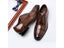 High Quality Men's Genuine Cow Leather Oxford Dress Shoes For Wedding Formal Carousel 4