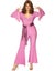 Night Fever Pink Sparkle 70s Womens Jumpsuit Carousel 5
