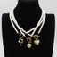 New Vintage Heart Butterfly Pendant Female Women Fashion Pearl Choker Carousel 3