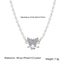 New Beads Neck Chain Butterfly Pendant Necklace Gentle Silvery Color Carousel 6