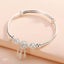 1pcs Copper Alloy Silver Plated Bracelet Ladies Cold Wind Carousel 4