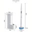 Disposable Toilet Brush Set With 16 Refills Toilet Bowl Cleaning System Carousel 3