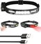 Led Head Torch Rechargeable, Led Headlamp With Hand Wave Induction, Water-resist Carousel 1