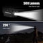 Led Head Torch Rechargeable, Led Headlamp With Hand Wave Induction, Water-resist Carousel 2
