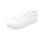 Women's White Canvas Lace-up Leather Shoes Breathable Skateboarding Flats For Carousel 6