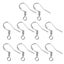 10pcs 925 Silver Plated Diy Earring Hooks Ear Wire Anti Allergy Jewelry Findings Carousel 1