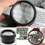 2 Pcs Magnifying Glass Portable Pocket Folding Magnifying Glass Desktop Reading Carousel 5