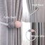 2 Pack Magnetic Curtain Tie Window Curtain Tie Drape Buckle Wooden Curtain Clip Carousel 4
