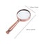 1pc Magnifying Glass Handheld Magnifier Retro Reading Magnifying Glass Carousel 3