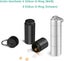2 Pack Pill Box Key Ring Waterproof With 3 Divisible Compartments, Small Pill Bo Carousel 4