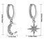 1 Pair Small Hoop Earrings For Women Girls Sterling Silver,platinum Carousel 5