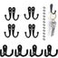 16 Pieces Coat Hooks Coat Hooks Vintage - 8 Double Hooks And 8 Single Hooks For Carousel 1