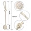 1 Pair Home Curtain Tiebacks Hand Knitting Cord Rope Holdbacks Carousel 5