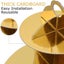 2 Pack Cardboard Cupcake Stand 3- Tier Gold Dessert Stand Round Tower For Baby S Carousel 4