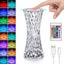 16-color Changing Crystal Diamond Table Lamp, Touch Control Bedside Lamp With Re Carousel 2