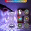 16-color Changing Crystal Diamond Table Lamp, Touch Control Bedside Lamp With Re Carousel 3