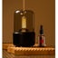 120ml Candle Lamp Aroma Diffuser Air Humidifier Electric Flame Black Carousel 2