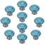 10 Pcs Round Ceramic Door Knob Retro Simple Style Cabinet Knobs Vintage Pull Han Carousel 1