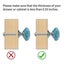 10 Pcs Round Ceramic Door Knob Retro Simple Style Cabinet Knobs Vintage Pull Han Carousel 4