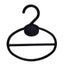 1 Pc Multi-purpose Oval Scarf Stand Hookshousehold Hangers Storage Rac Carousel 1