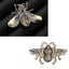 2 Pack Rhinestone Pearl Bee Brooch Pins Honey Bee Pendant/brooch Fashion Crystal Carousel 1