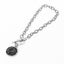 2pcs Personalized Round Clavicle Chain Leisure Short Necklace Bracelet Accessori Carousel 3