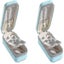 2-piece Mini Small Travel Pu Leather Jewelry Storage Box Carousel 1