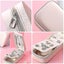 2-piece Mini Small Travel Pu Leather Jewelry Storage Box Carousel 2