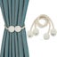 2pcs Magnetic Curtain Tiebacks Clips Decorative Rope Holdbacks, Carousel 1